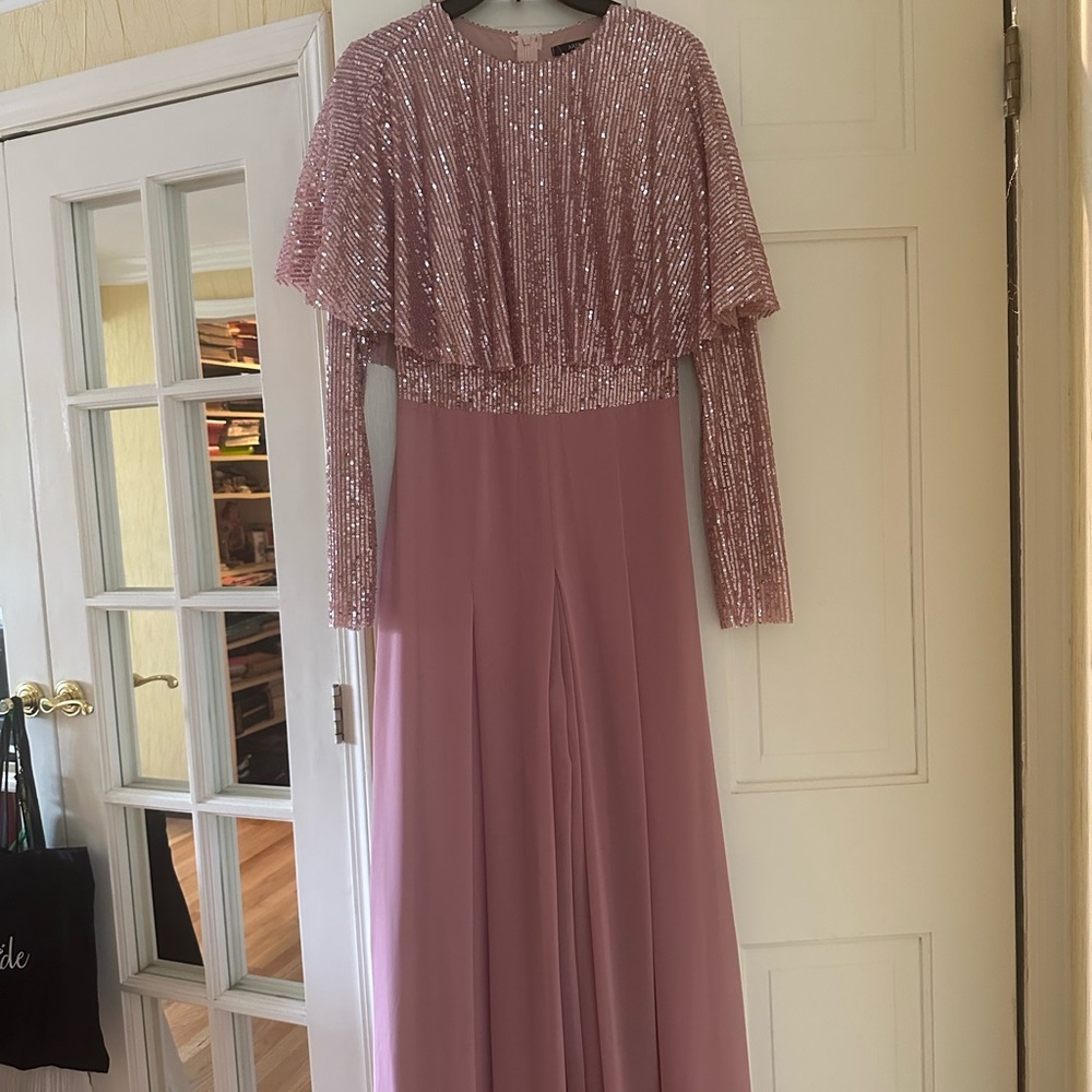 Sequin pink jumpsuit (barely worn)